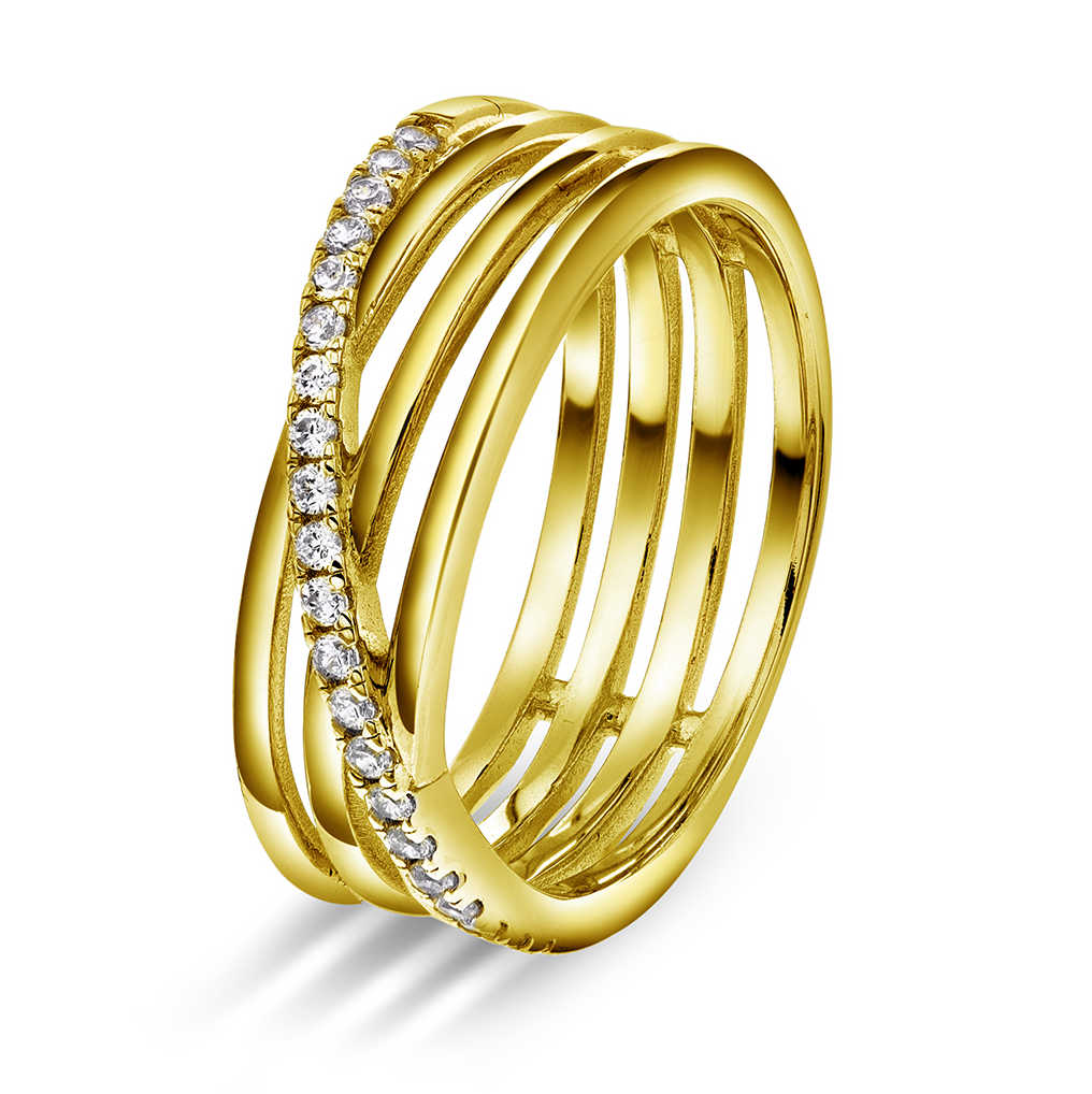 Siena ring i sølv med zirkonia 992267