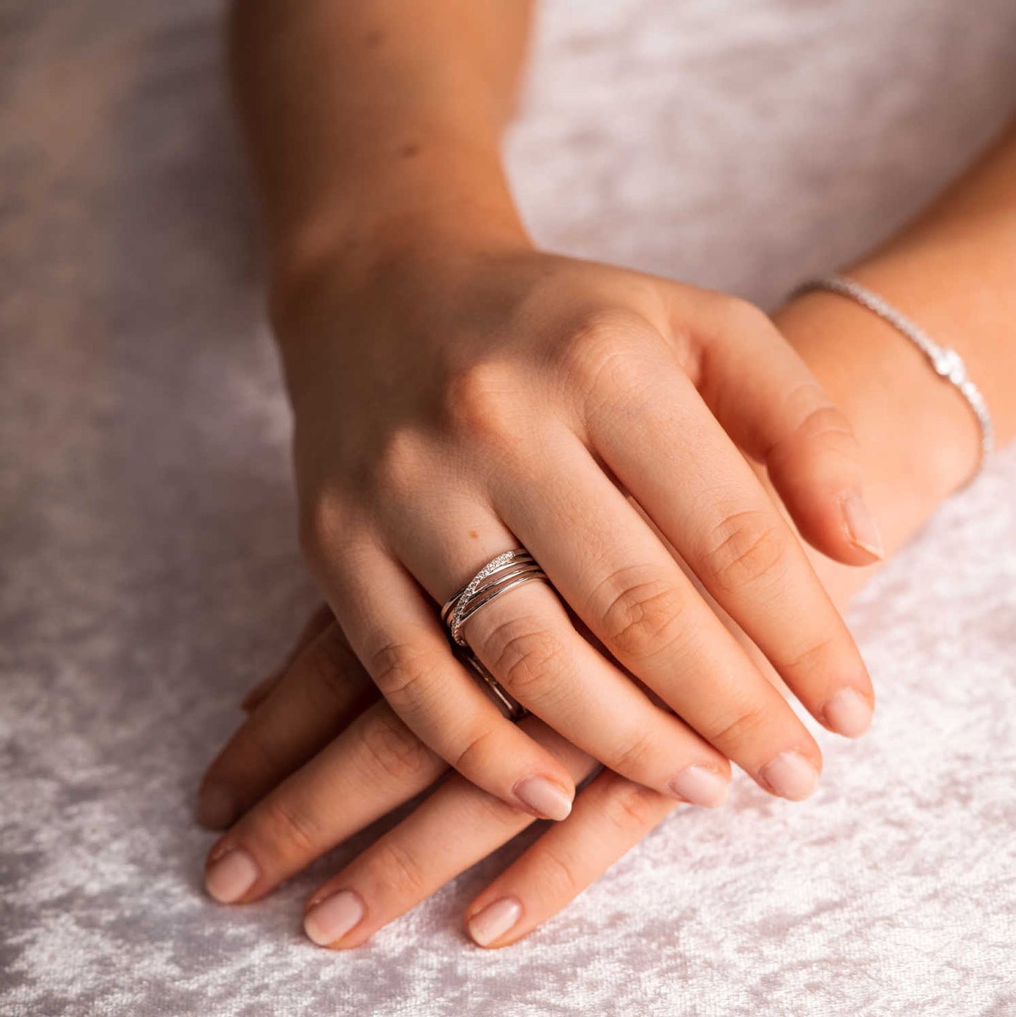 Siena ring i sølv med zirkonia 992268