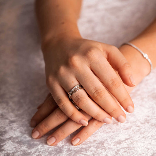 Siena ring i sølv med zirkonia 992268