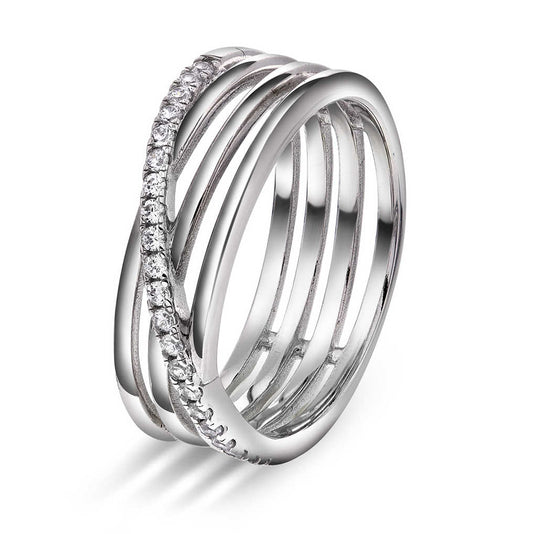 Siena ring i sølv med zirkonia 992268