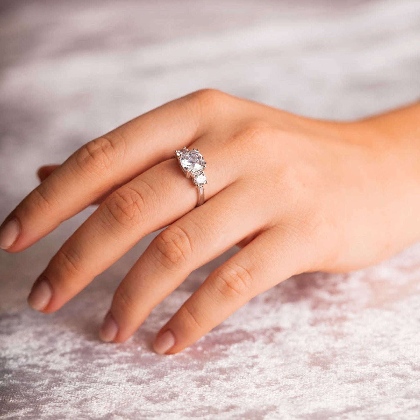 Verona ring i sølv med zirkonia 992269