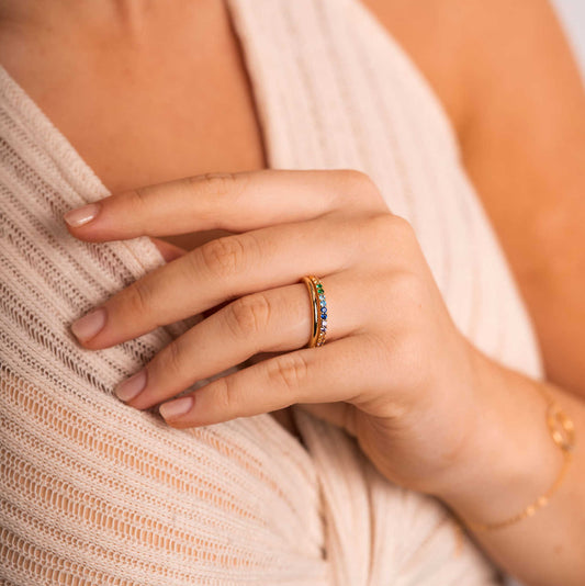 Austin ring i sølv med zirkonia 992320