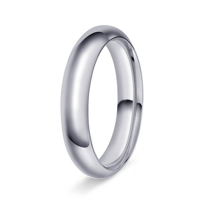 Ring i 950 platina halvrund/buet, polert, bilde 6 av 12