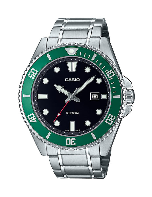 Casio Timeless MDV-107D-3AVEF herreklokke i stål