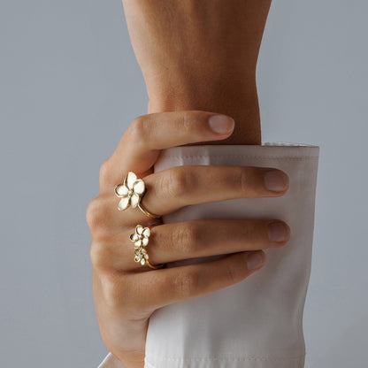 Ring i gull med diamant 0,05 ct W/SI, str. 48-62, nr. 22100019, bilde 4