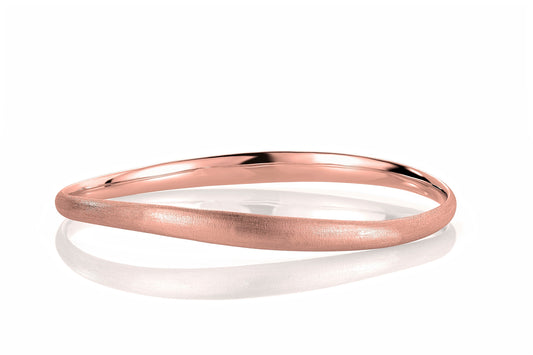 Armring i 585 rosé gull, 6 mm, str. 62
