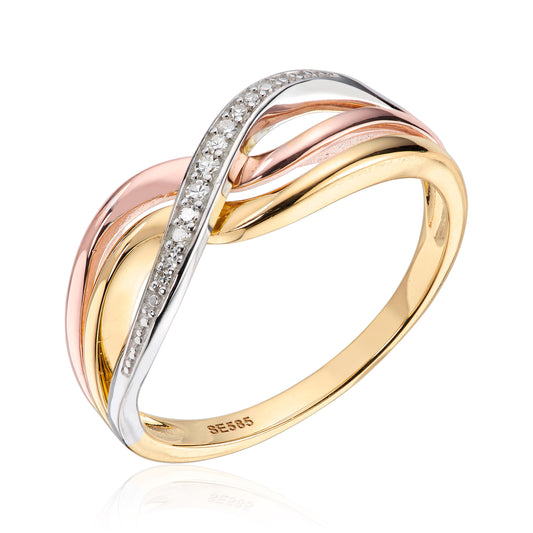 Ring 0,05ct WSI 3 - farget 585 Artikkelnr: 57299 - Bjerveur.noRing 0,05ct WSI 3 - farget 585 Artikkelnr: 57299