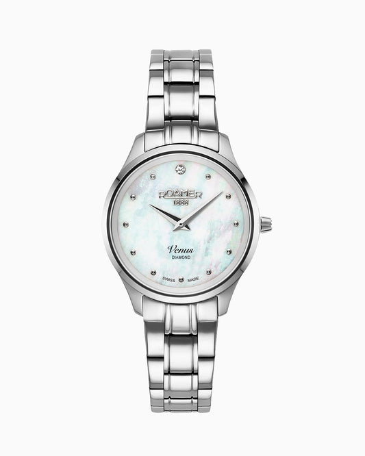 Roamer Venus Diamond 601857 41 89 20 dameklokke i stål, bilde 1 av 5