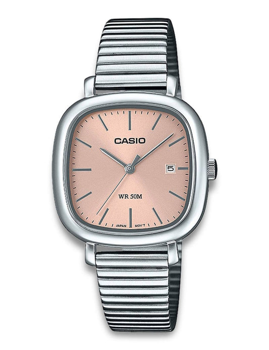 Casio Timeless LTP-B166D-4AVEF herreklokke i stål