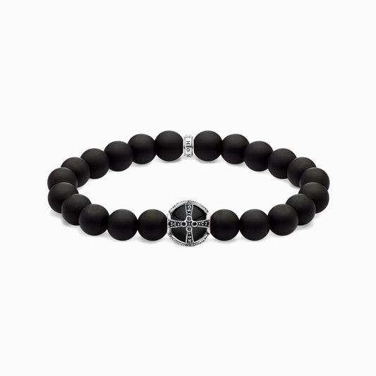 Armbånd kryss svart  A1928-812-11