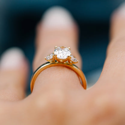 Duchess ring gull LAB diamanter 1,55 ct N240619