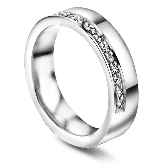 Ring i hvitt gull - Pan Jewelry