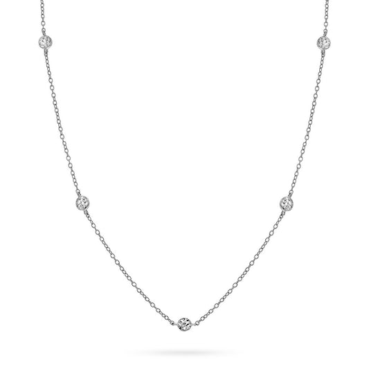 Shapes Essence kjede til dame i rhodinert 925 sølv, 4 mm, 42 cm, bilde 1 av 3
