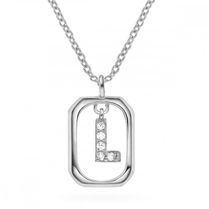 Jewelry Letters anheng i sølv med zirkonia, bokstav, bilde 28 av 57