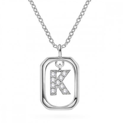 Jewelry Letters anheng i sølv med zirkonia, bokstav, bilde 26 av 57