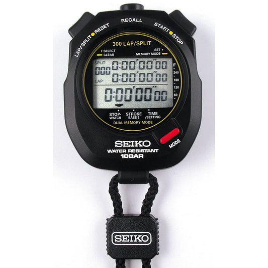 Seiko S23593J1 stoppeklokke i stål