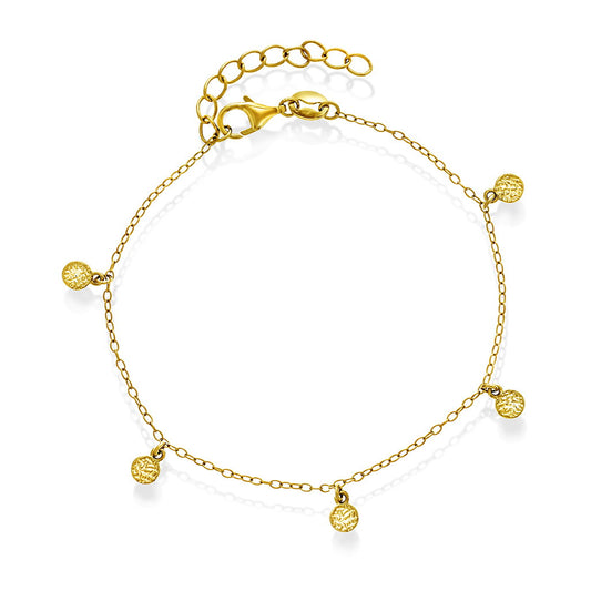 Shapes Mellow armbånd til dame i forgylt 925 sølv, 8 mm, 16 cm, bilde 1 av 4