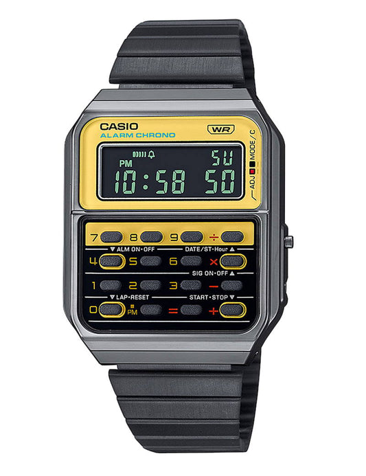 Casio Vintage CA-500WEGG-9BEF herreklokke i resin, bilde 1 av 2