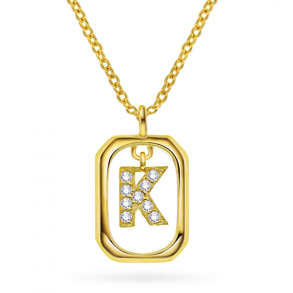 Jewelry Letters anheng i sølv med zirkonia, bokstav, bilde 25 av 57