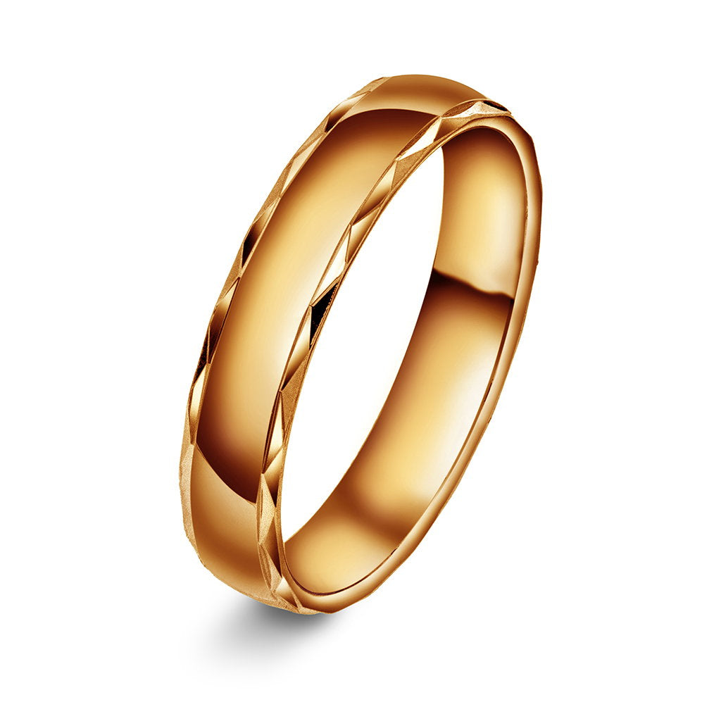 Forever giftering i gull, innvendig buet, bilde 4 av 4