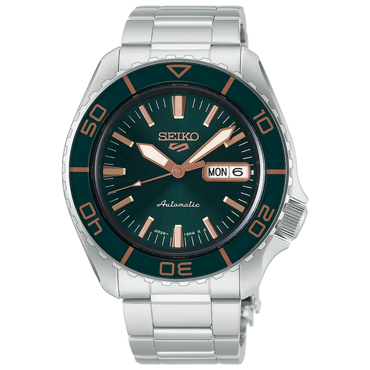 Seiko 5 Sports HDB005K1 herreklokke i stål, bilde 1 av 8