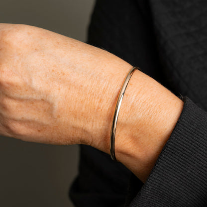 Armring i massivt 14 karat gult gull, bilde 6 av 16