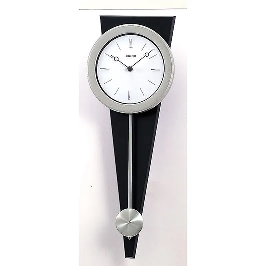 Seiko QXC111S veggklokke i stål, bilde 1 av 3
