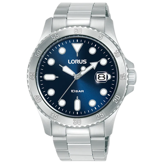 Lorus RS967DX9 herreklokke i stål, bilde 1 av 3