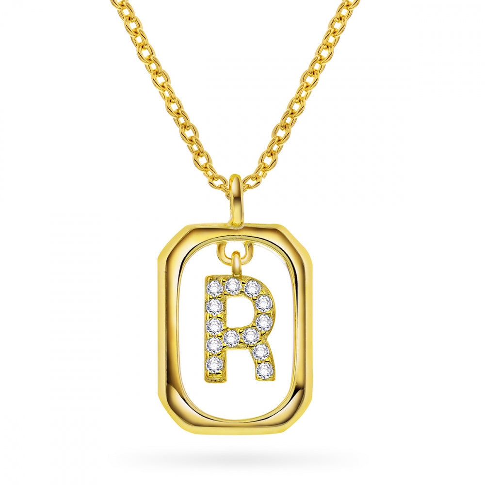 Jewelry Letters anheng i sølv med zirkonia, bokstav, bilde 40 av 57