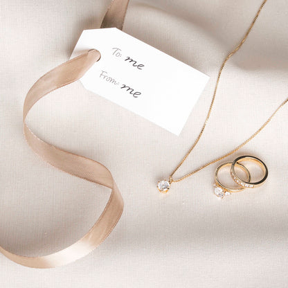Contessa anheng i gull med lab-grown diamant 1,00 ct, bilde 4