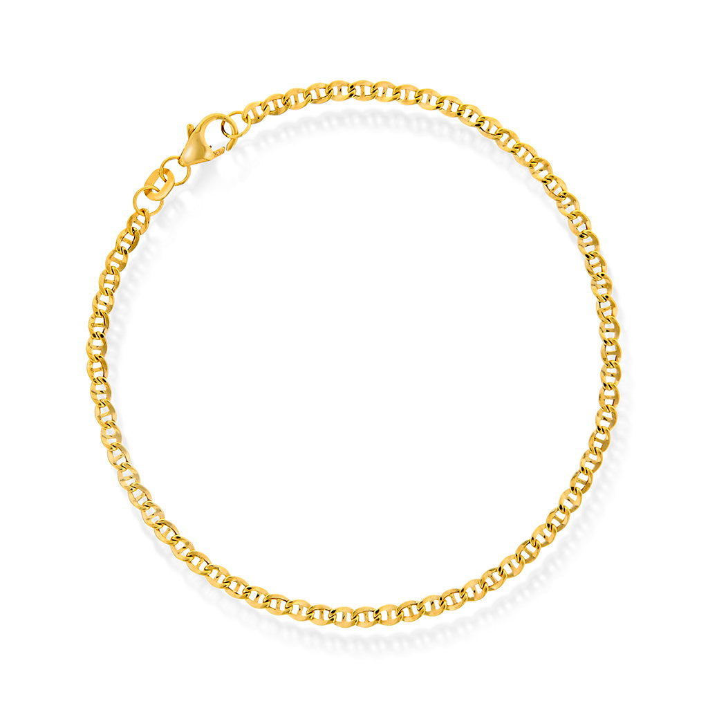 ARMBÅND I GULL 2,6 MM 19 CM 56838 - Bjerveur.noARMBÅND I GULL 2,6 MM 19 CM 56838
