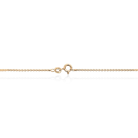 Aurum halskjede med rund anker 1,3 mm, bilde 1 av 9