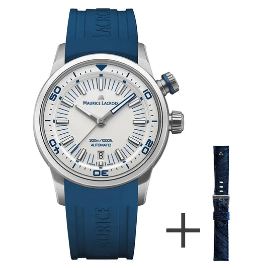 Maurice Lacroix Pontos PT6248-SS00L-130-4 herreklokke i stål, bilde 1 av 10