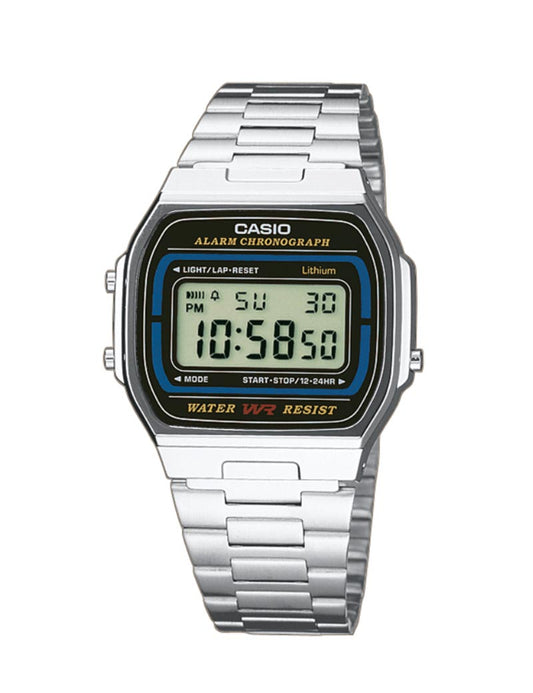 Casio Vintage A164WA-1VES herreklokke i stål