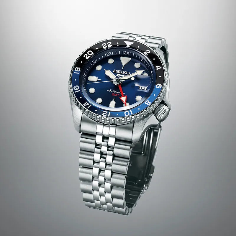 Seiko 5 Sports SSK003K1 herreklokke i stål - Mekanisk