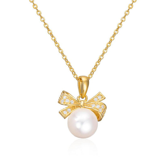 Anheng "Chic Bow" Cz i forgylt sølv Artikkelnr: 3062745 - Bjerveur.noAnheng "Chic Bow" Cz i forgylt sølv Artikkelnr: 3062745