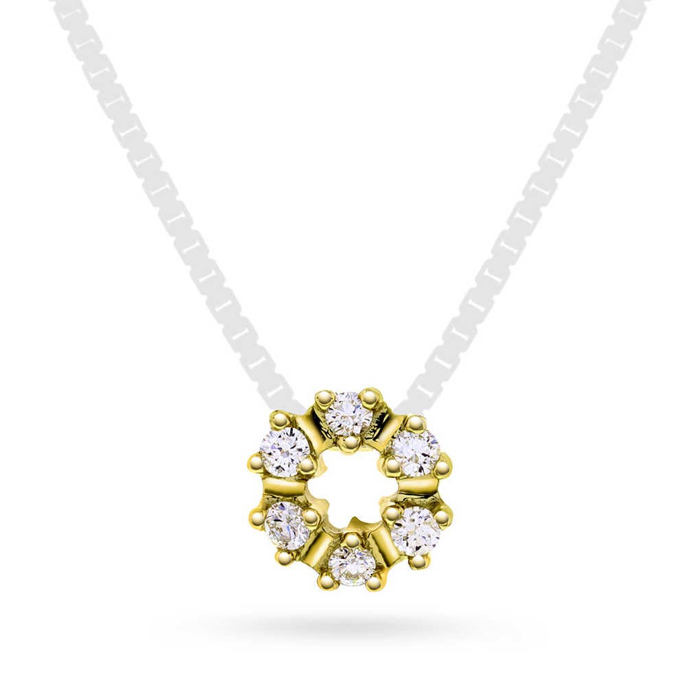 ANHENG I GULL MED DIAMANT 0,12 CT TWSI 26100011 - Bjerveur.noANHENG I GULL MED DIAMANT 0,12 CT TWSI 26100011