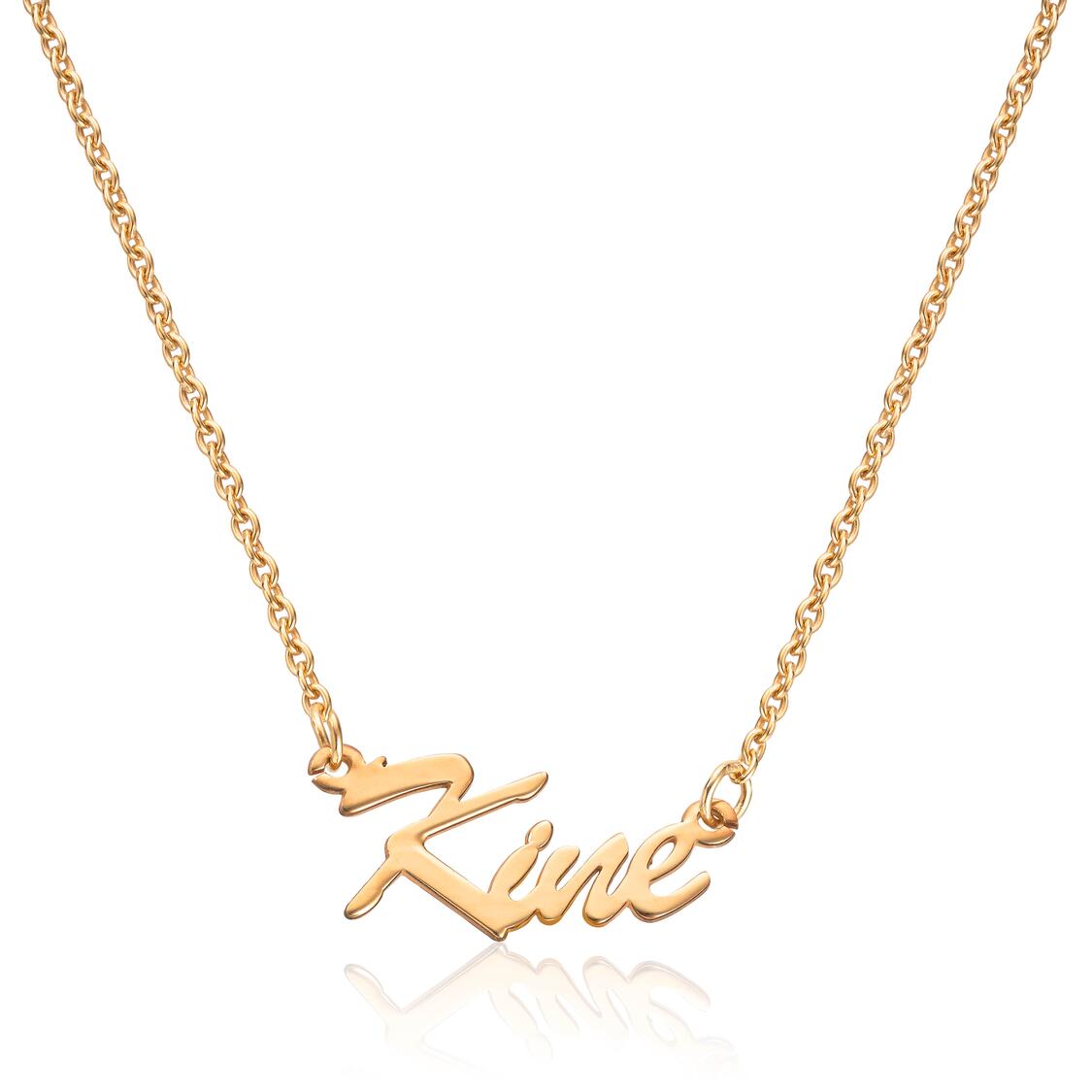 Anheng Navnesmykke i sølv forgylt - Bjerveur.noAnheng Navnesmykke i sølv forgylt