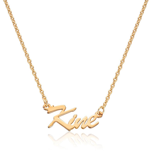 Anheng Navnesmykke i sølv forgylt - Bjerveur.noAnheng Navnesmykke i sølv forgylt