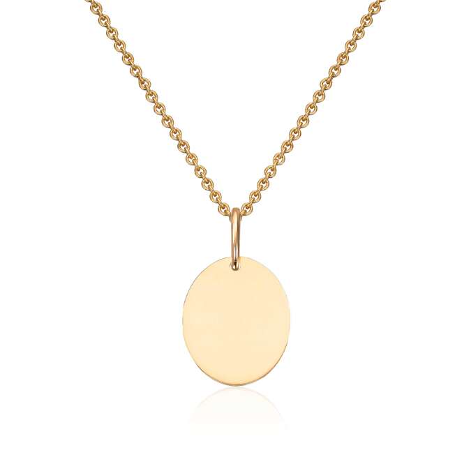 Anheng Oval tag 14K Artikkelnr: 27588 - Bjerveur.noAnheng Oval tag 14K Artikkelnr: 27588