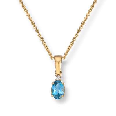 Anheng Tops og zirkonia 14K gult gull Artikkelnr: 27497 - Bjerveur.noAnheng Tops og zirkonia 14K gult gull Artikkelnr: 27497
