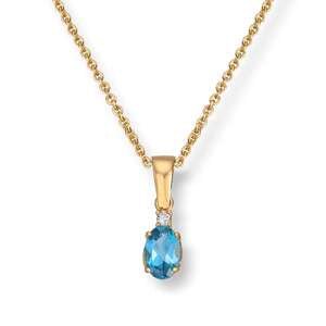 Anheng Tops og zirkonia 14K gult gull Artikkelnr: 27497 - Bjerveur.noAnheng Tops og zirkonia 14K gult gull Artikkelnr: 27497