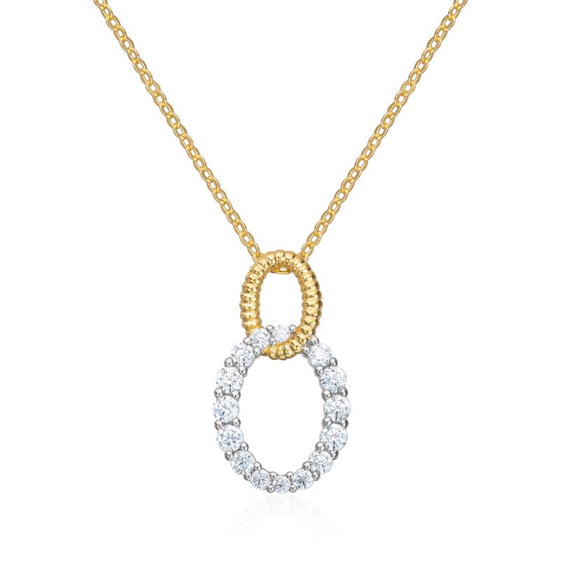 Anheng "Vintage charm" i sølv forgylt med zirkoner Artikkelnr: 3056842 - Bjerveur.noAnheng "Vintage charm" i sølv forgylt med zirkoner Artikkelnr: 3056842