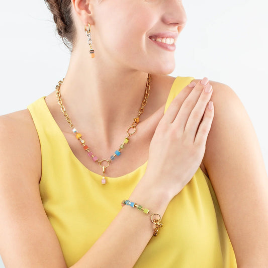 Armbånd Cube Fusion Charm gull - regnbue 4712301500 - Bjerveur.noArmbånd Cube Fusion Charm gull - regnbue 4712301500