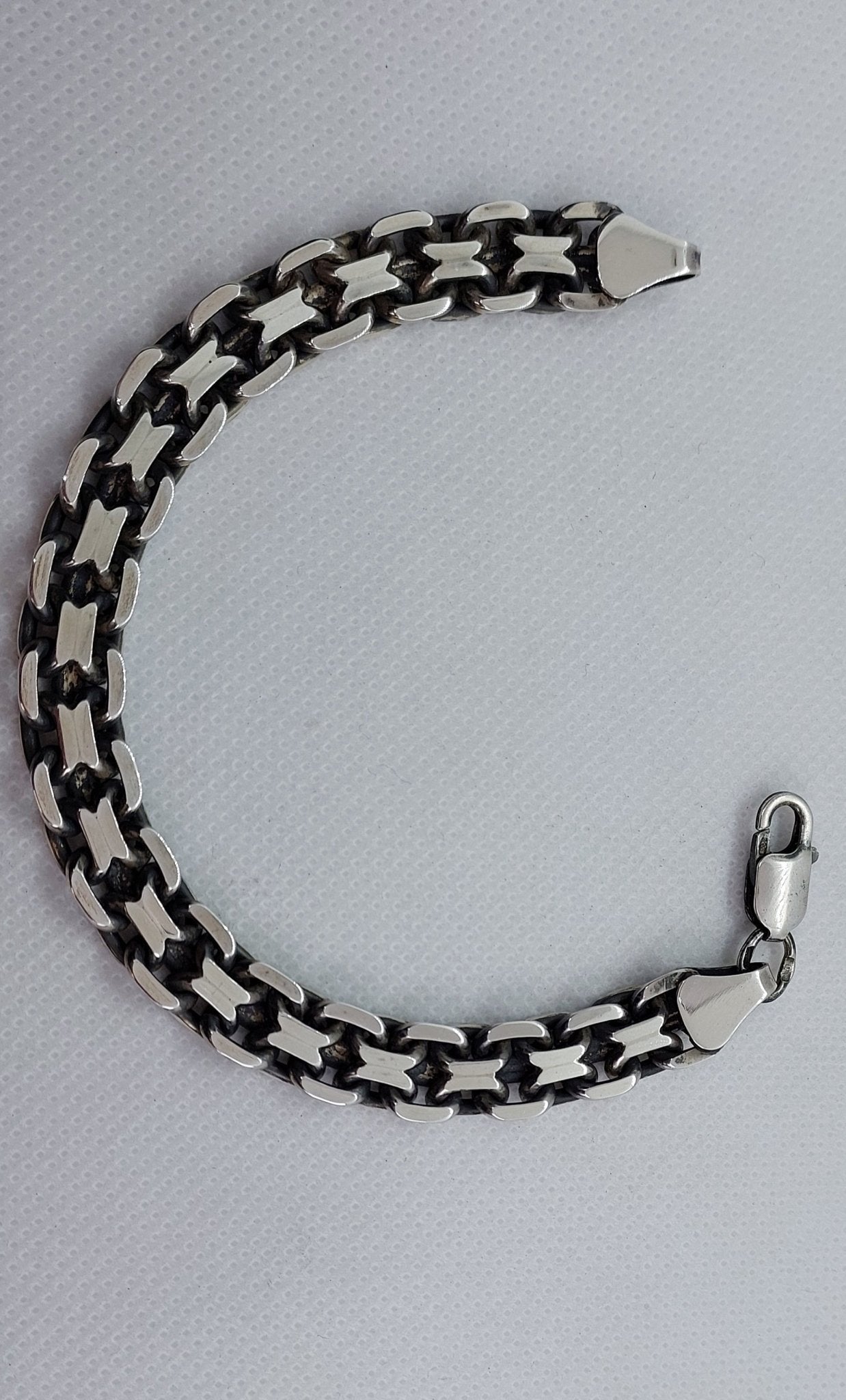Armbånd (dobbeltankerkjetting) 21 cm. - Bjerveur.noArmbånd (dobbeltankerkjetting) 21 cm.