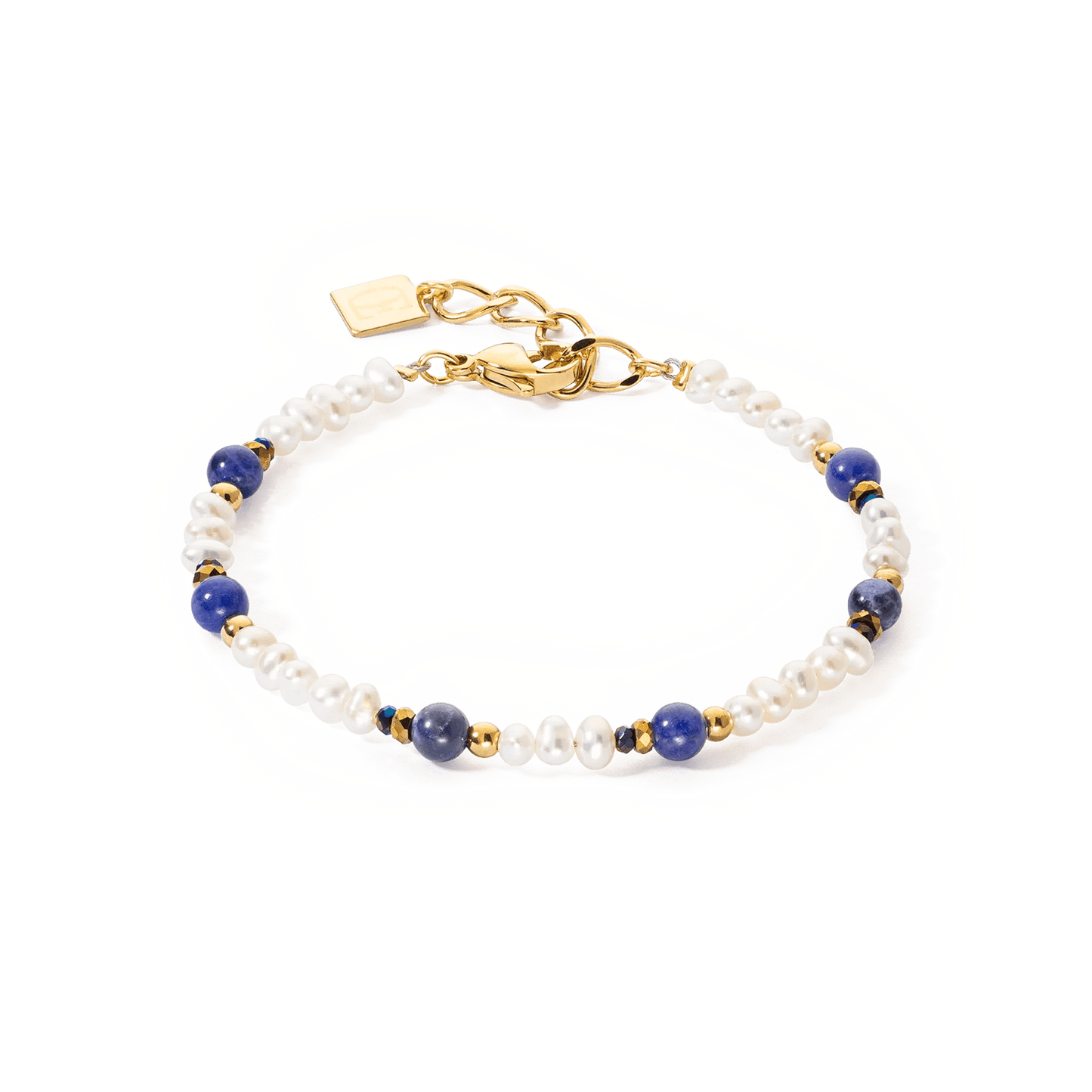 Armbånd Flow Ferskvannsperler & Sodalitt gull 1109300700 - Bjerveur.noArmbånd Flow Ferskvannsperler & Sodalitt gull 1109300700