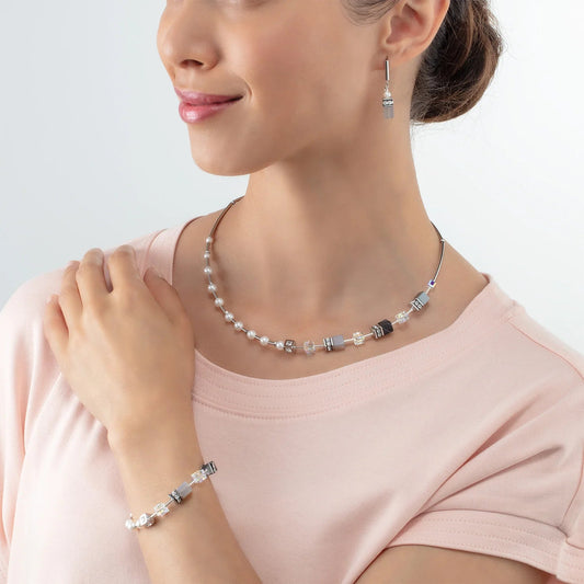 Armbånd GeoCUBE® Fusion Precious Pearl Mix sølvgrå 1122301217 - Bjerveur.noArmbånd GeoCUBE® Fusion Precious Pearl Mix sølvgrå 1122301217