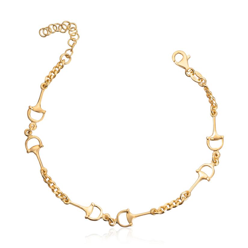 Armbånd "Golden Bit" i sølv forgylt Artikkelnr: 3068519 - Bjerveur.noArmbånd "Golden Bit" i sølv forgylt Artikkelnr: 3068519