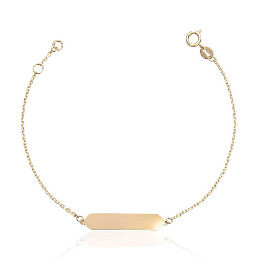 Armbånd Gullungen plate 14K Artikkelnr: 17028 - Bjerveur.noArmbånd Gullungen plate 14K Artikkelnr: 17028