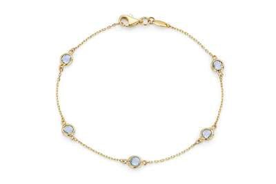 Armbånd Himmelblå 585 CZ 585 Artikkelnr: 16955 - Bjerveur.noArmbånd Himmelblå 585 CZ 585 Artikkelnr: 16955